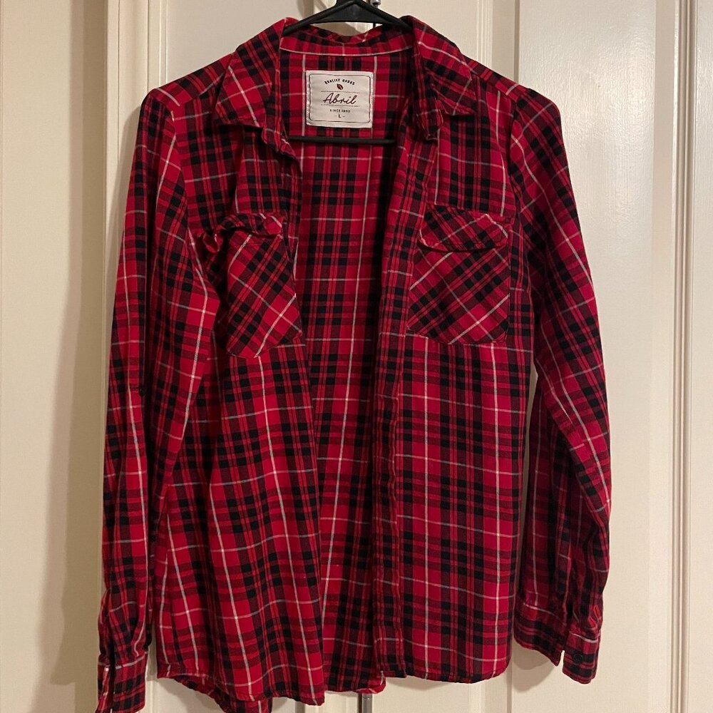 Red and black shirt